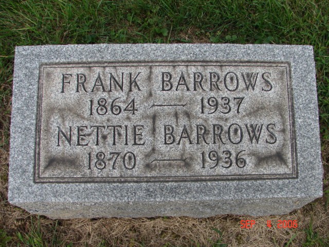 Frank and Nettie Barrows