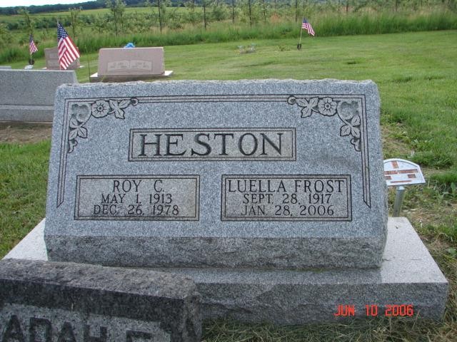 Roy and Luella Frost Heston